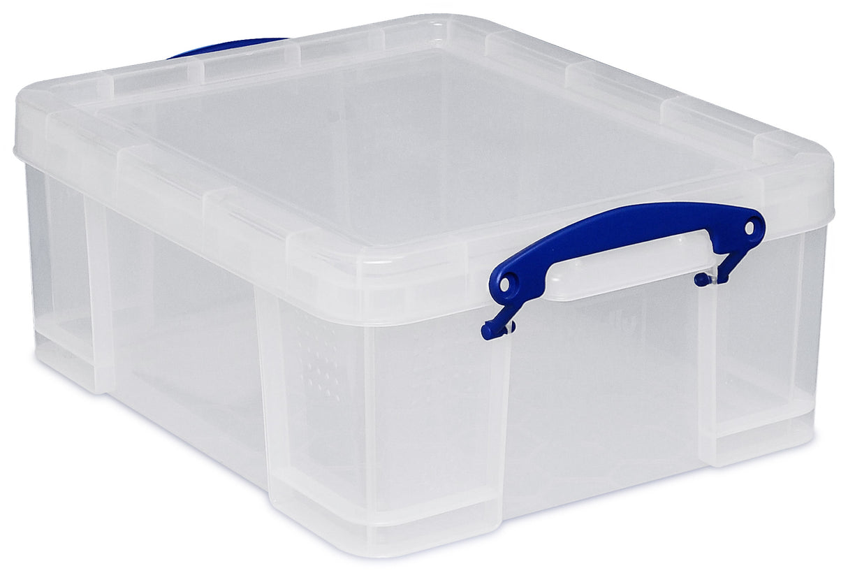 Clear Plastic Storage Box- 18 Litres