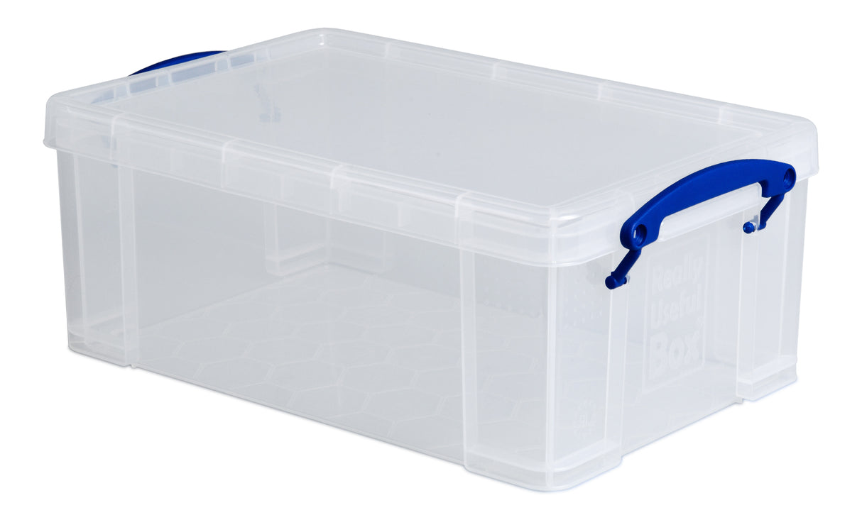 Clear Plastic Storage Box- 9 Litres
