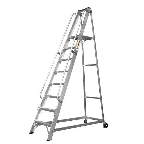 Aluminium Warehouse Steps with 8 Treads