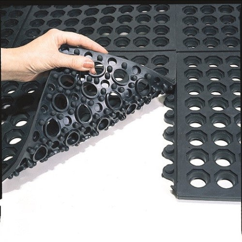 Anti Fatigue Matting made up in Tiles - Open Fatigue Step