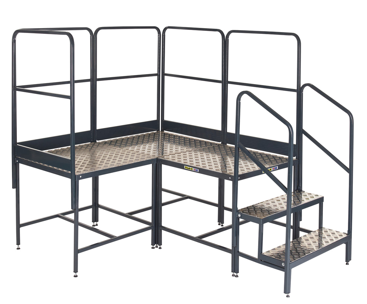 Three Platforms (2x1) Corner