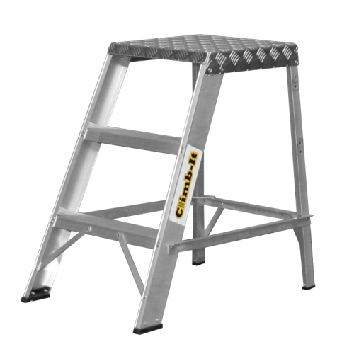 Climb-It Aluminium Library Steps