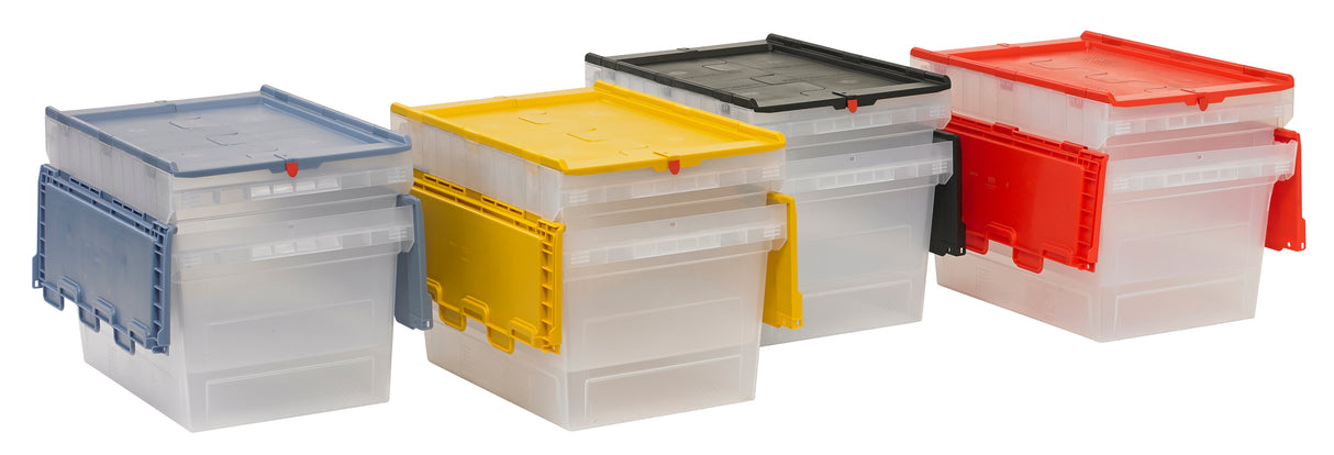 Clear Polypropylene Stack Rail Container