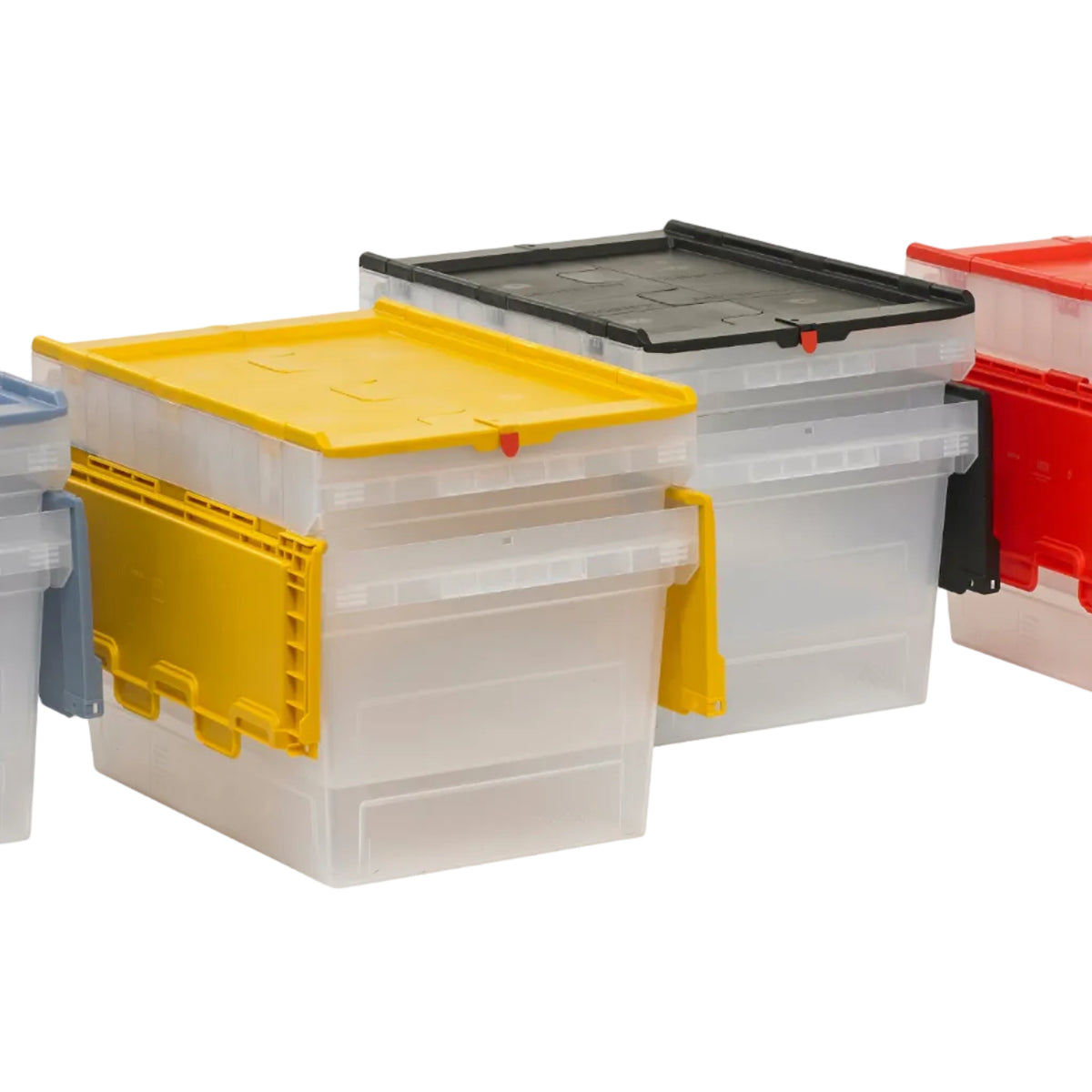 Clear Polypropylene Stack Rail Container