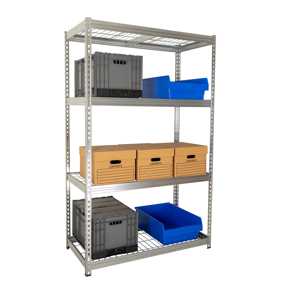 Quick Assembly Shelving - 265kg Galvanised Shelving