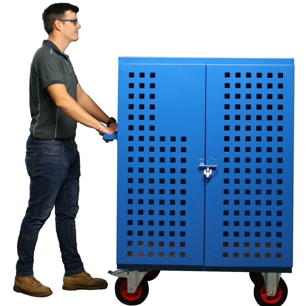 Heavy Duty Storage Vault Cabinets - Mobile Units