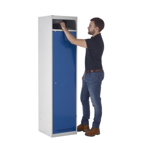 Garment Disposal Locker with Model