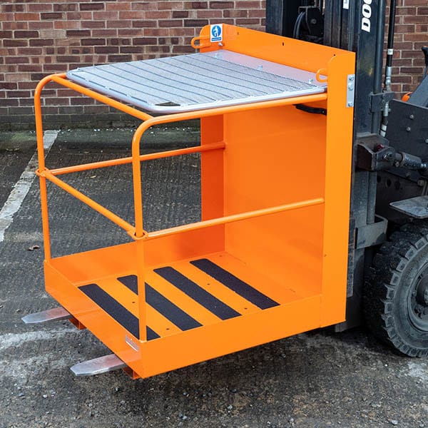 Forklift safety cage