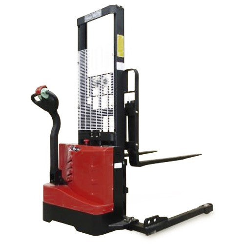 Fully Powered Straddle Hand Forklift Capacity 1000 kg