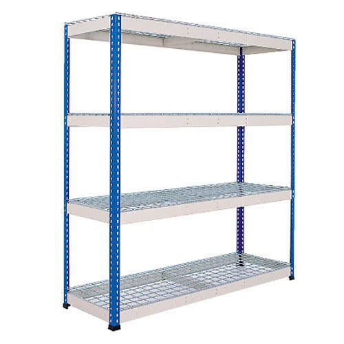 Heavy Duty Shelving with Mesh Decks