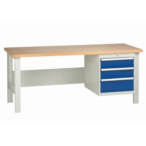Heavy Duty Workbench with Three Drawers