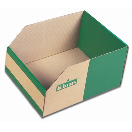 Corrugated Cardboard Storage Bins - 200mm High