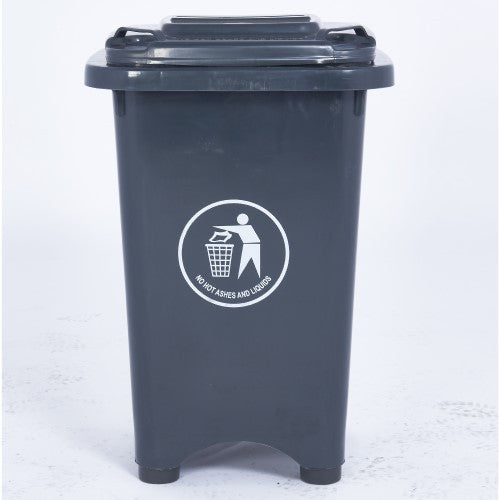 50 Litre Bin with Feet - Grey