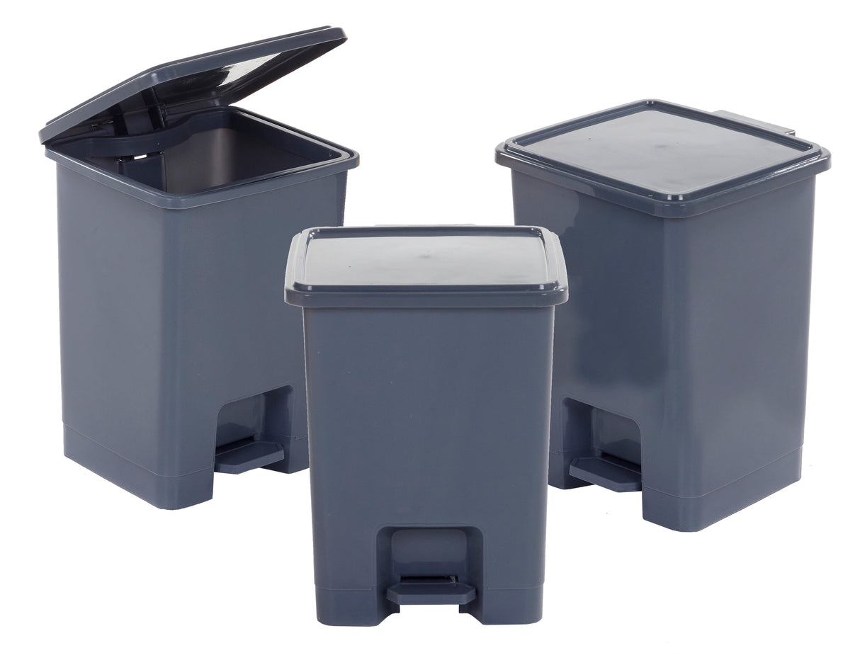15L Pedal Bins - Set of 3