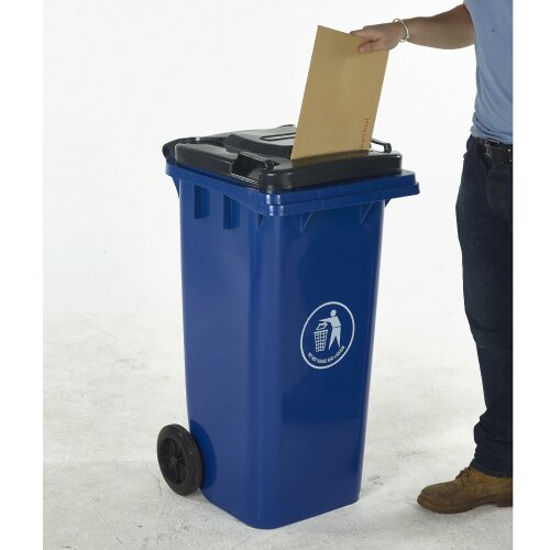 Wheelie Bin with Letter Slot Lid