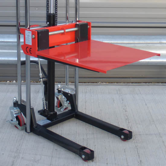mini electric stacker optional platform