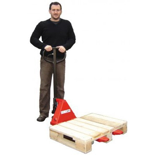 Mini Hand Pallet Truck in Use