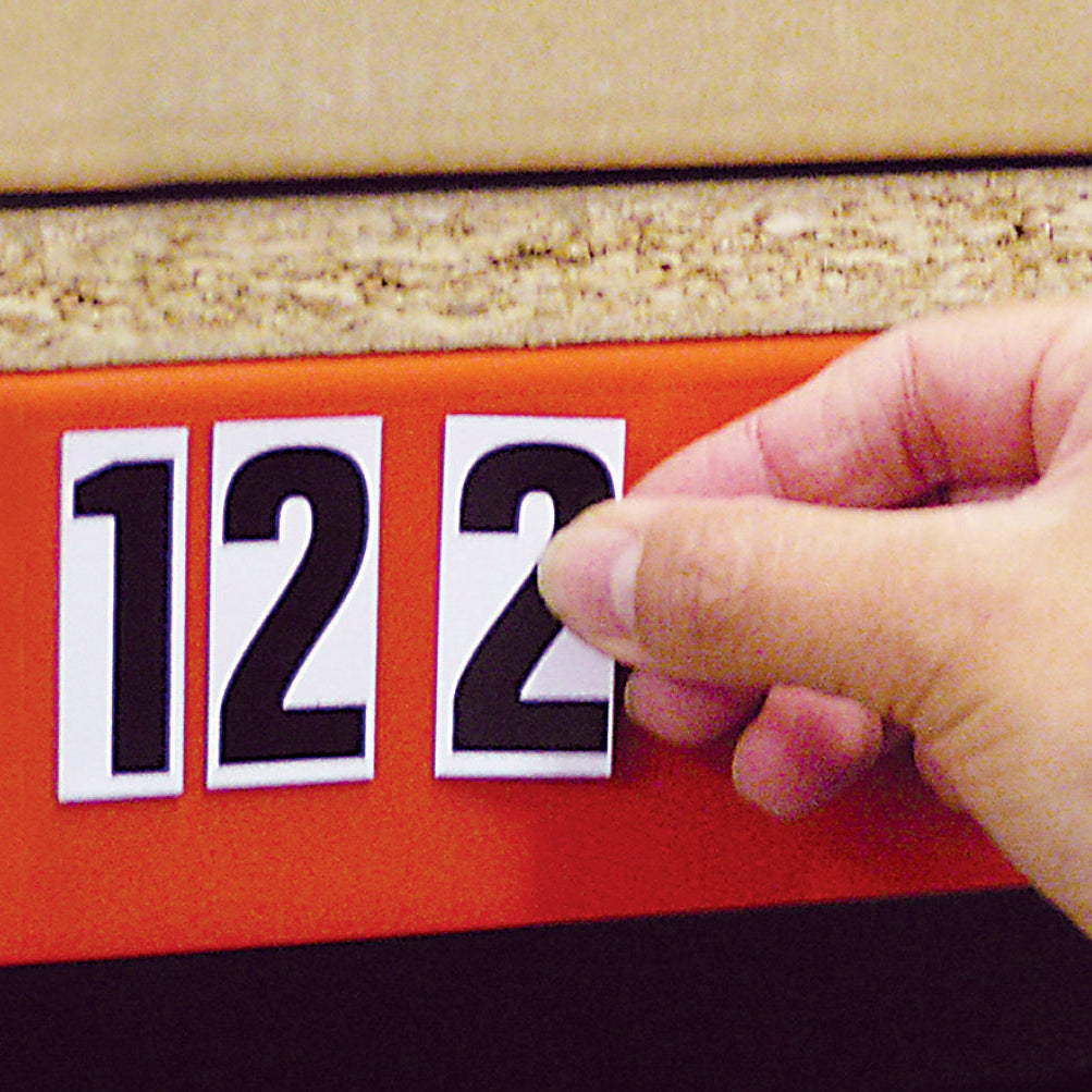 Numbers & Letters - Self-adhesive vinyl label