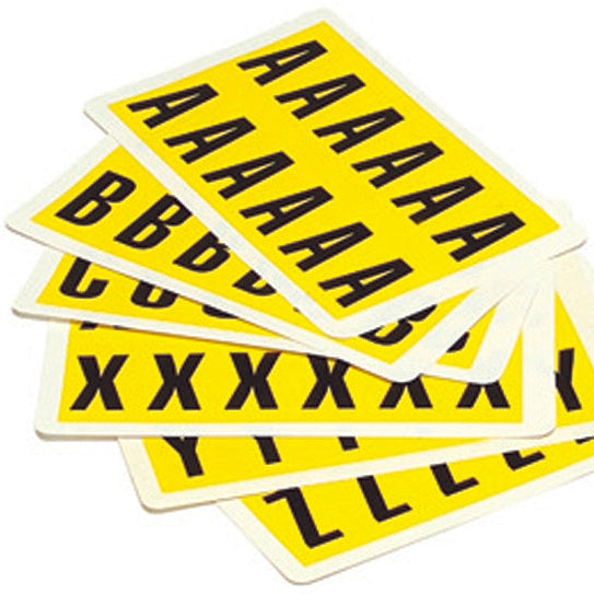 Numbers & Letters - Self-adhesive vinyl label