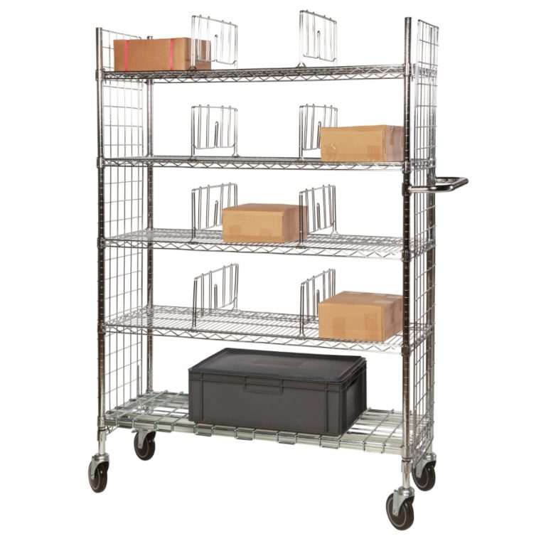 Chrome Order Picking Trolleys