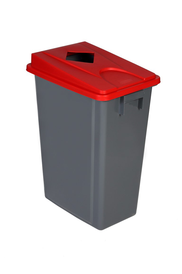 Recycling Waste Bins with Lid Options - 60L Bins