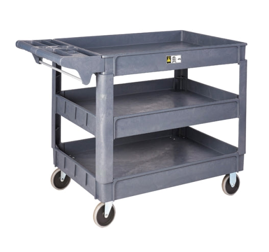 Heavy Duty Plastic Service Trolley With Trays