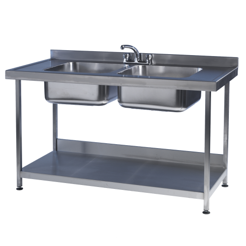 Stainless Steel Preparation Workbenches with Bowl Sinks