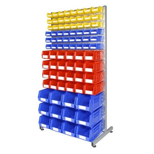 Single Sided or Double Sided Bin Rack