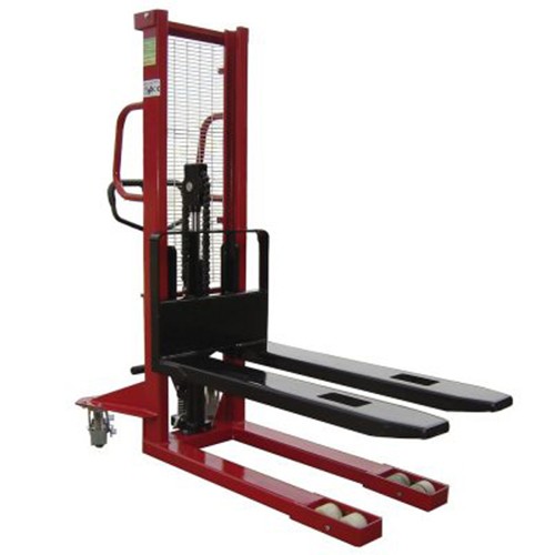 Manual Pallet Stacker with Adjustable Forks