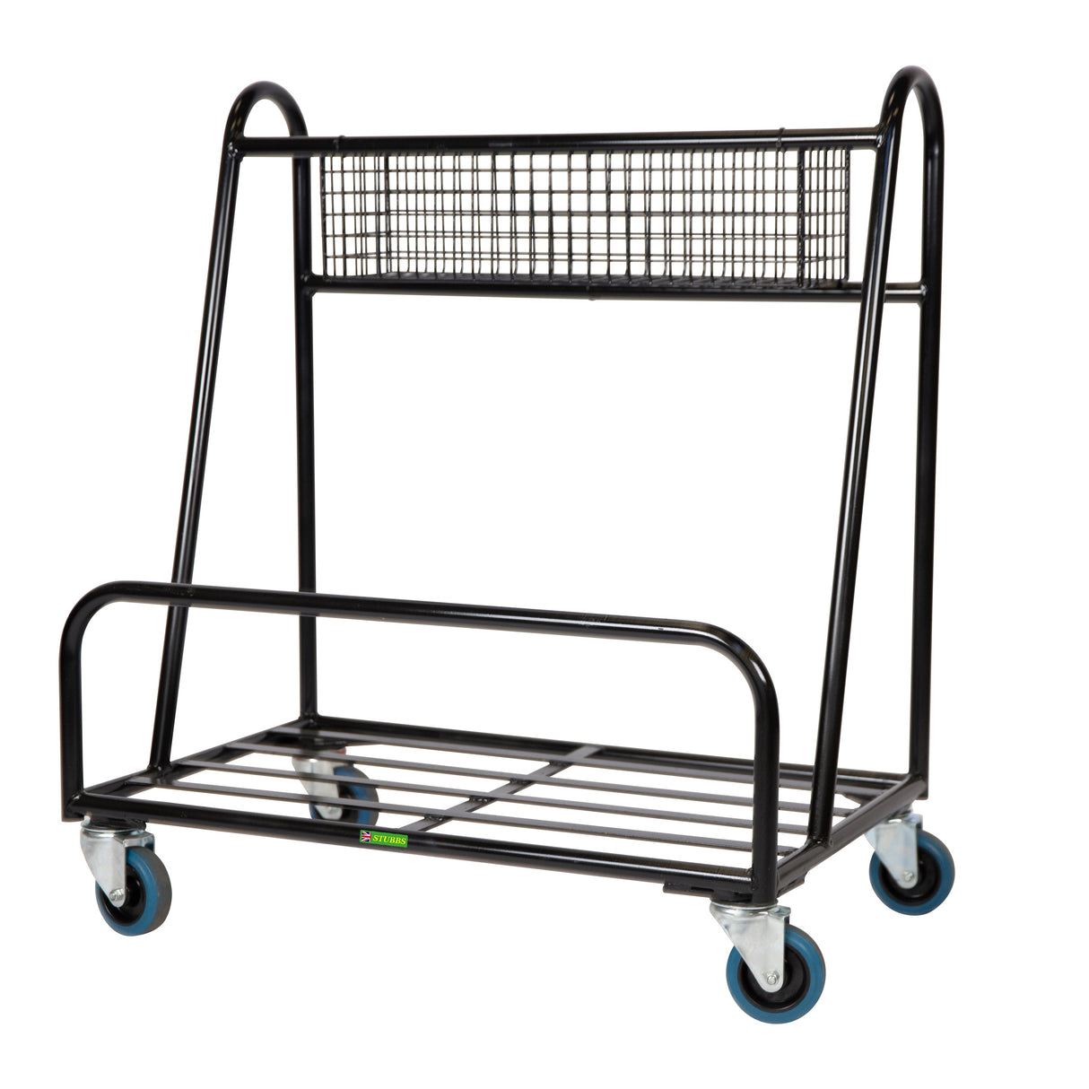 Sheet Material & Board Trolley With Basket