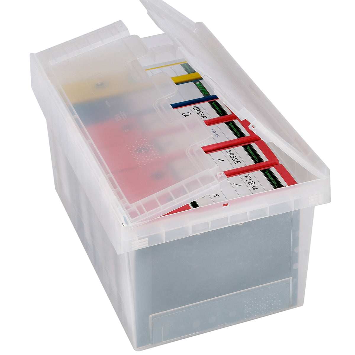 Clear Polypropylene Stack Rail Container