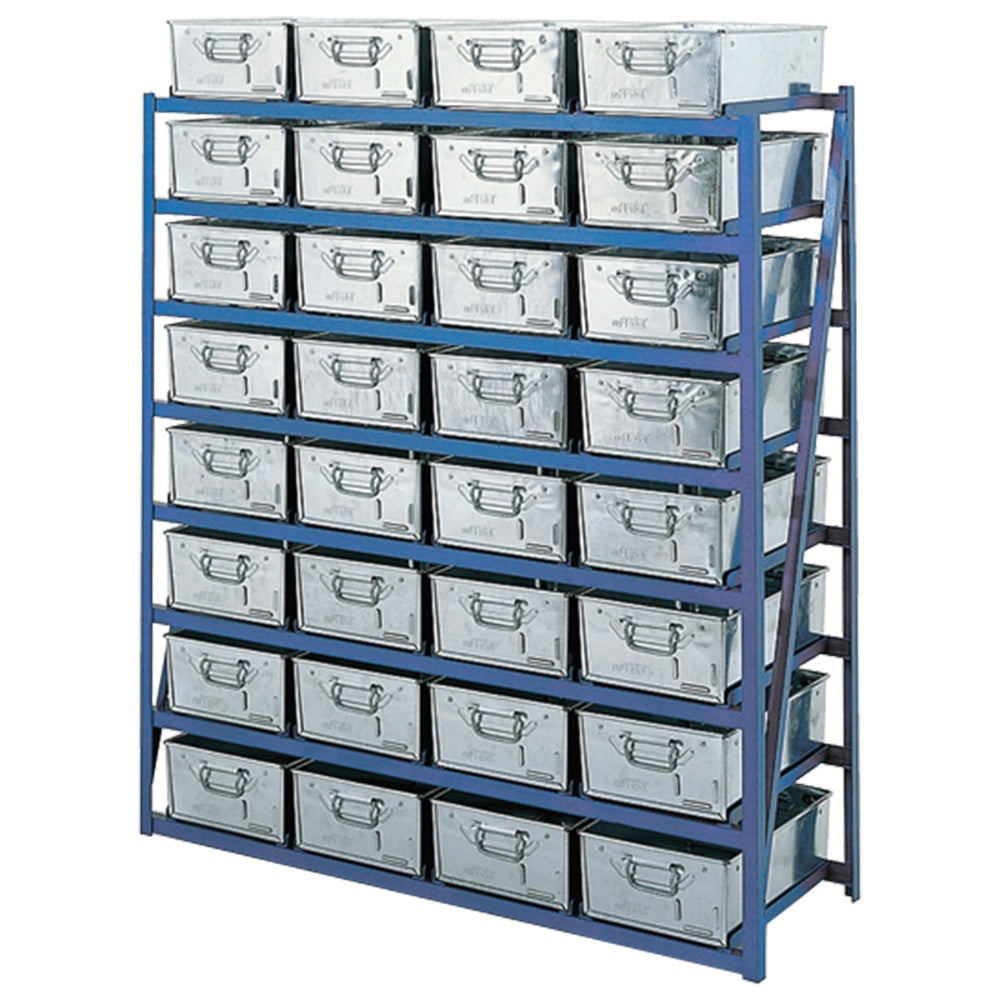 Tote Pans & Racks - With 8 Horizontal Shelves