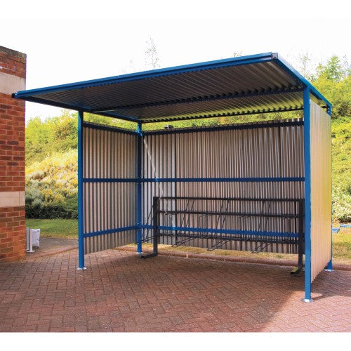 Traditional Cycle Shelter - Galvanised