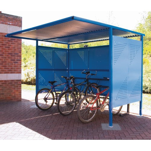 Traditional Cycle Shelter - Powder Coated
