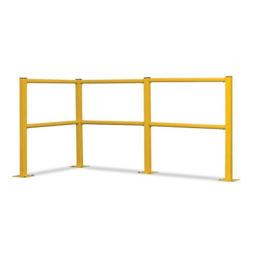 Round Tube Twin Barrier Post