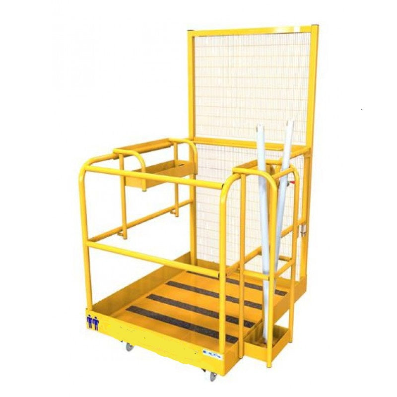 Deluxe forklift access cage