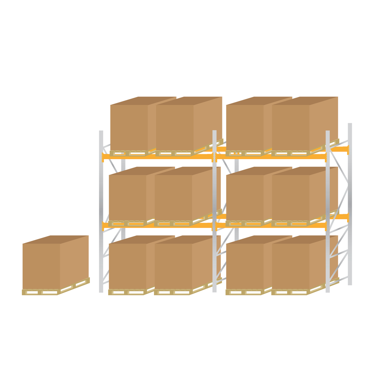 Pallet Racking Complete Kits - 5000mm High