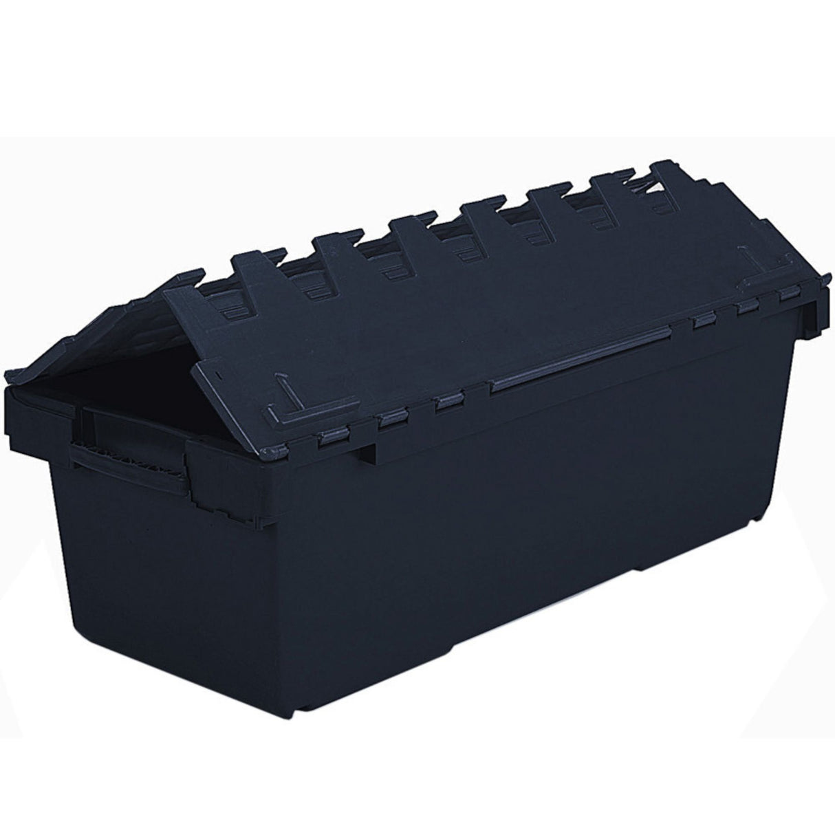 Attached Lid Containers - Black