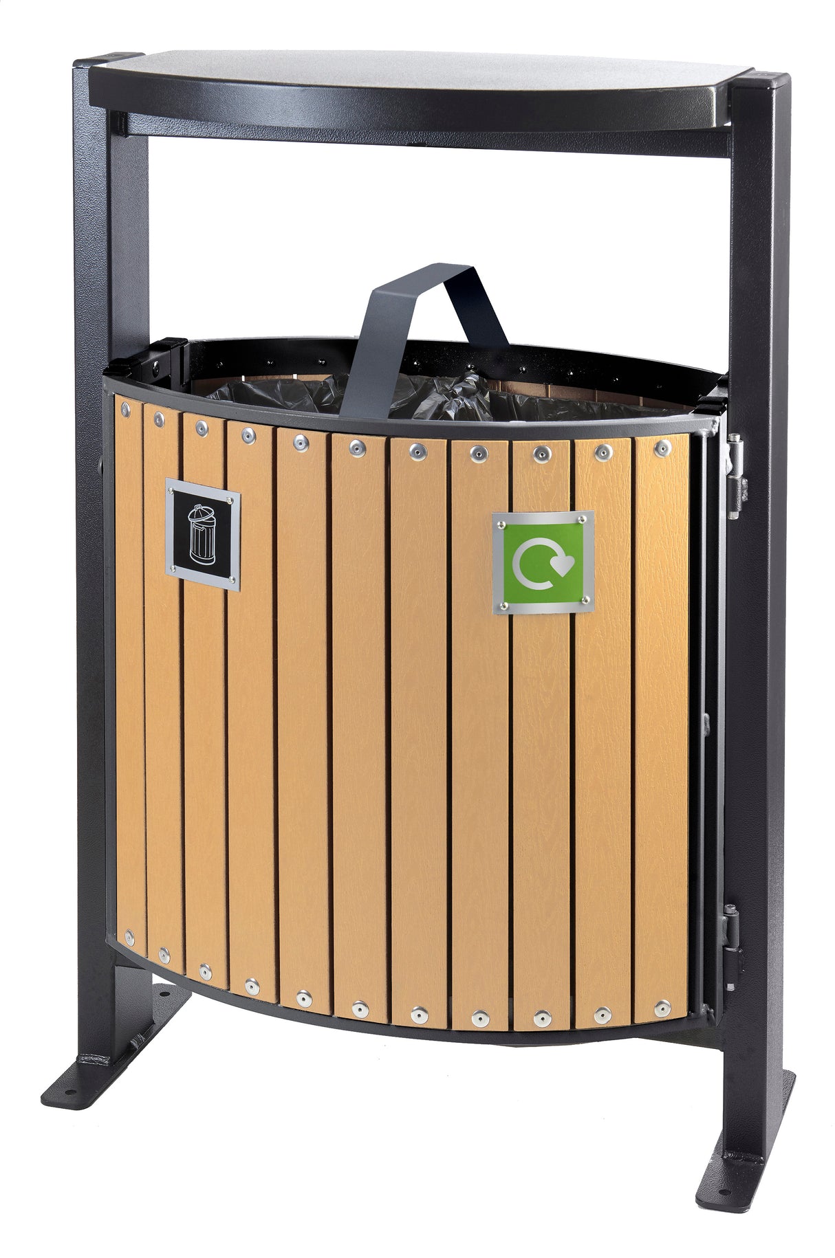 Wood Effect Bin - Double