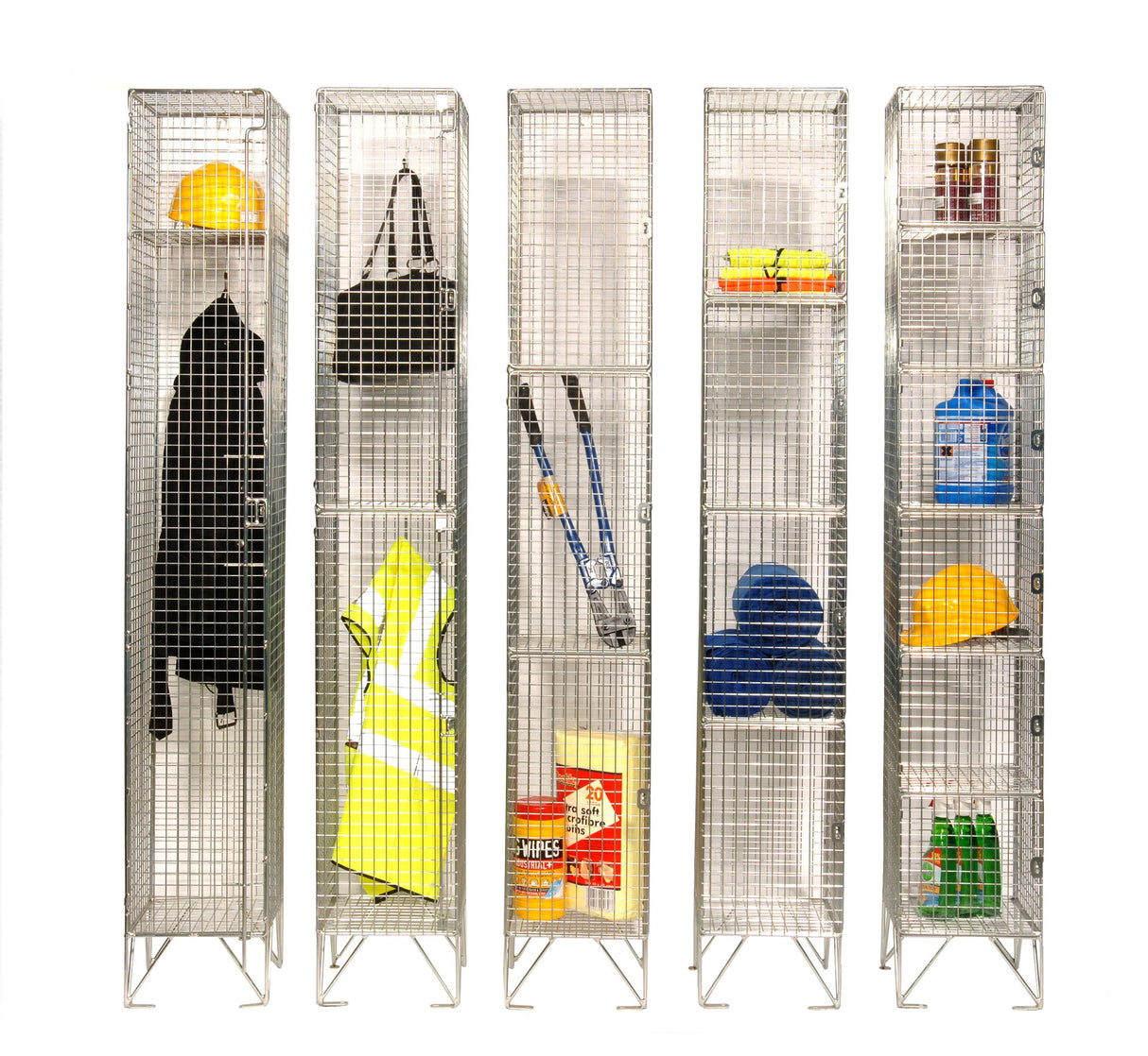 WIRE MESH LOCKERS