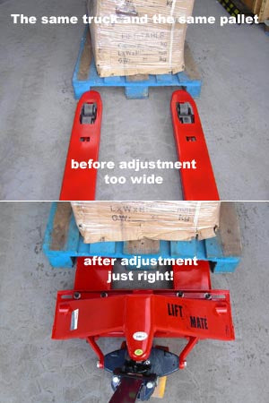 Adjustable Pallet Truck 2