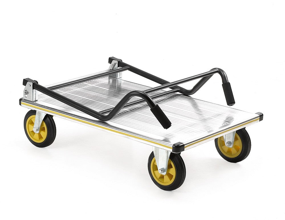 Aluminium Folding Platform Trolley - Folded