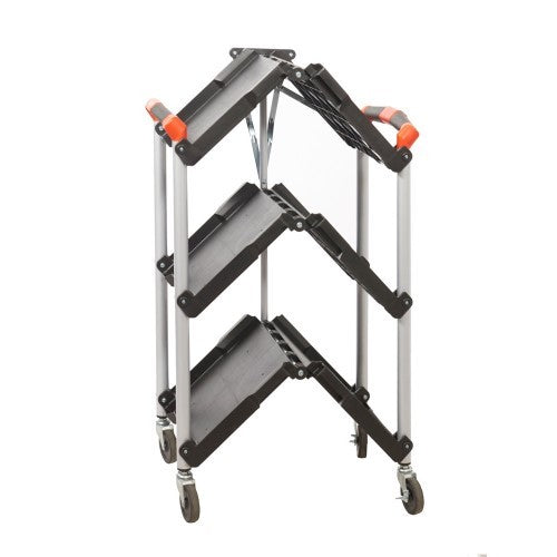 Aluminium Folding Trolley With Polypropylene Shelves