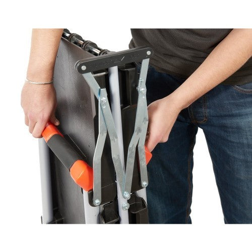 Close Up of Trolley in Folded Position