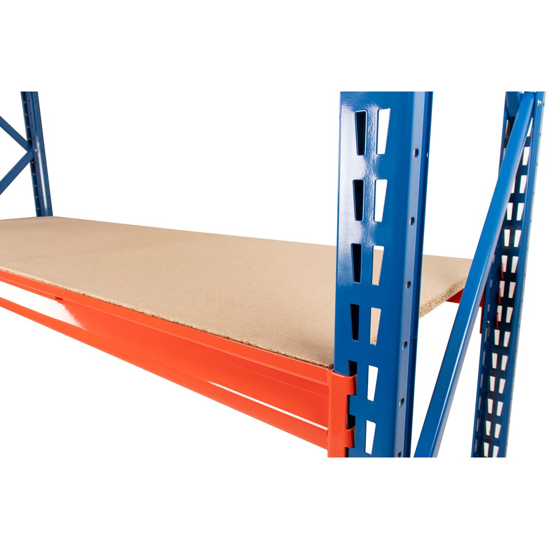 Longspan Heavy Duty Additional Shelves with Beams & Chipboard Decking