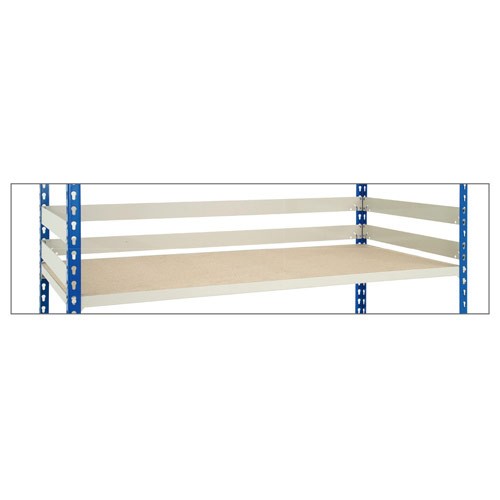 Back and Side Stops for Medium Duty Shelving