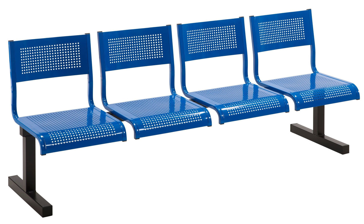 beam benches with steel seats 1