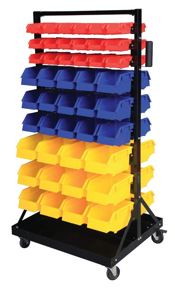 Bin Trolley with 90 Bins