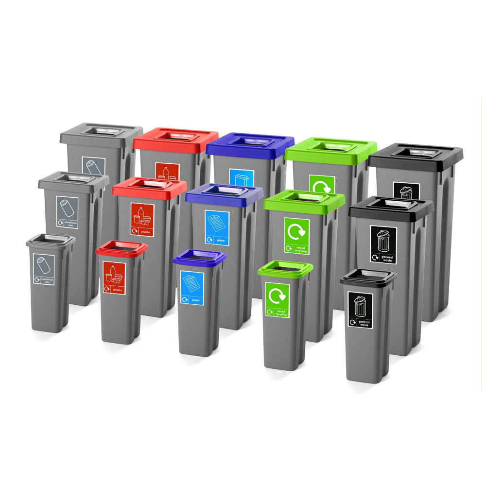 Recycling Bin with Coloured Lid