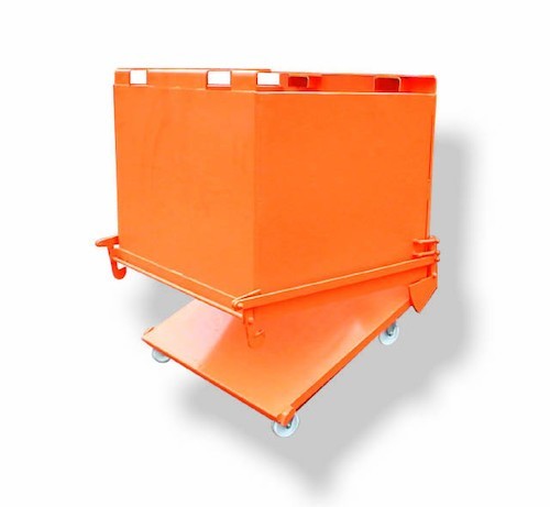 bottom emptying skip